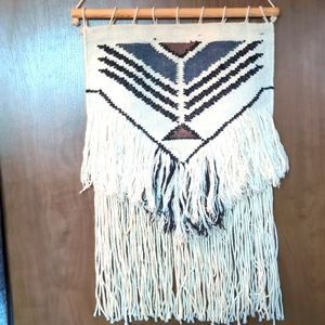 Bohemian Wool wall decor with Aztec print